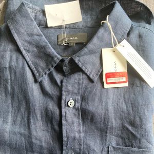 Vince Men’s Linen Shirt Size M